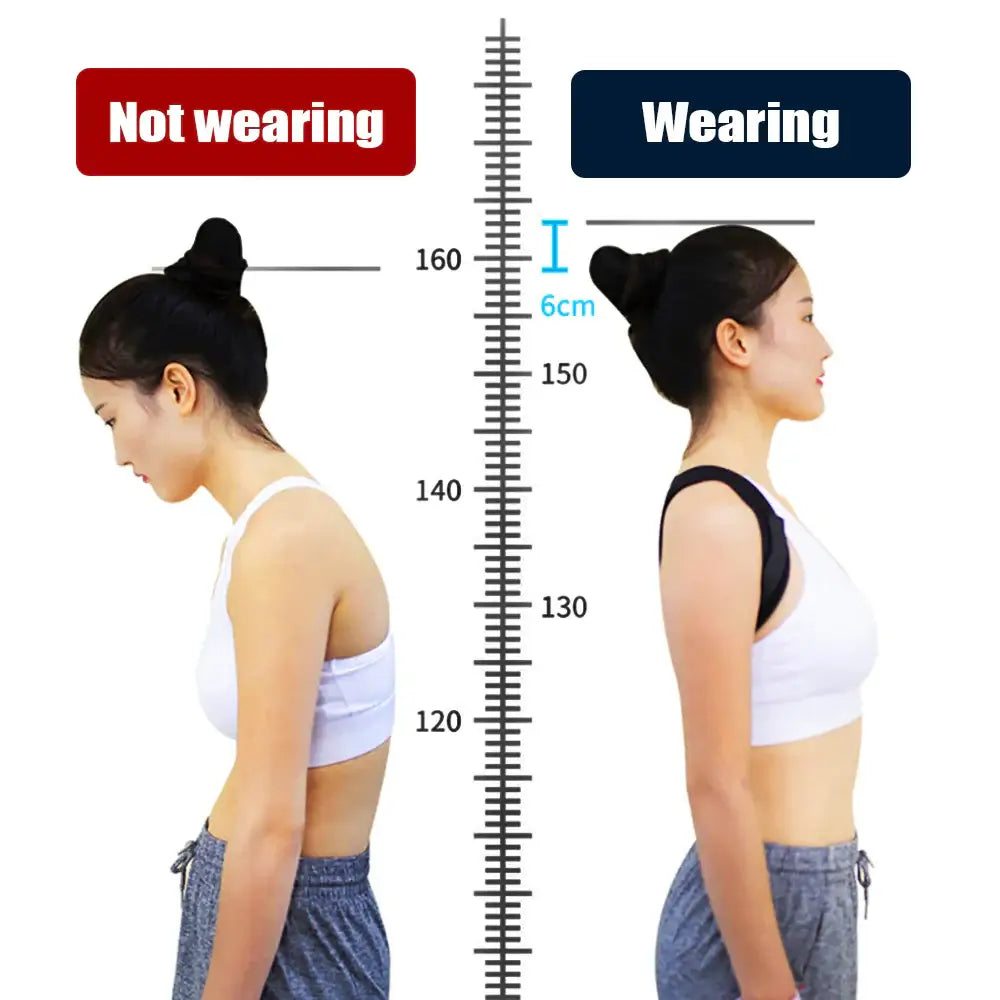 Shoulder Support Adjustable Back Pain Support Posture 