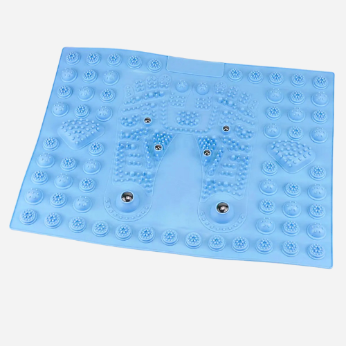 UPIQNG Foot Acupressure Massage Pad – Pressure Relief & Relaxation Mat (Blue)