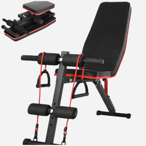 Home Dumbbell Bench Crunches Fitness Equipment