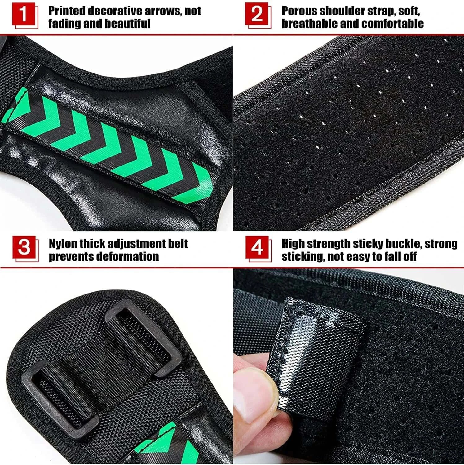 Shoulder Support Adjustable Back Pain Support Posture 