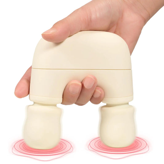 Mini Joint Massager Muscle Massage Gun Twintouch Portable Daily Handheld Small Massage Gun for Pain Relief for Neck-Shoulder-Joint-Back-Lower Back Body Fascia Massager for Parents/Home/Office/Travel